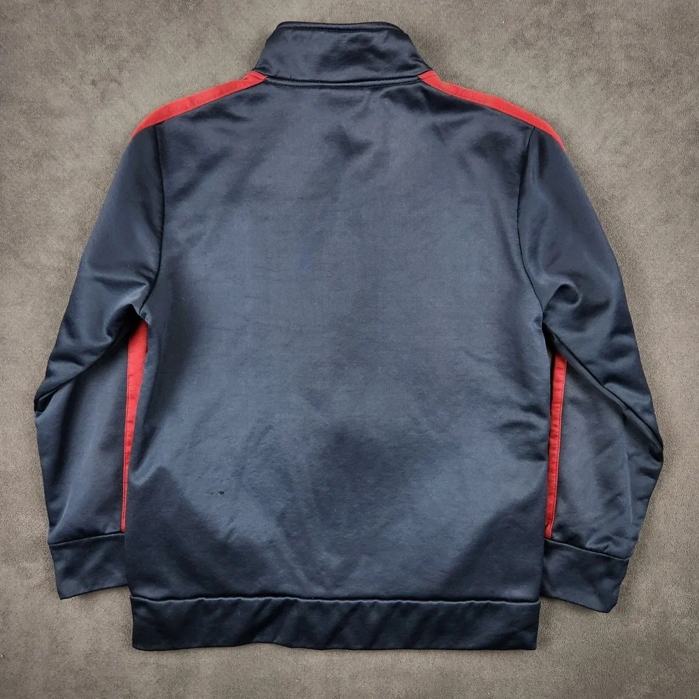 FC Barcelona Track Jacket‎ Full Zip Navy Red FCB Soccer Mens Medium